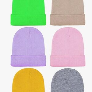 Colorful Kids Beanie Set